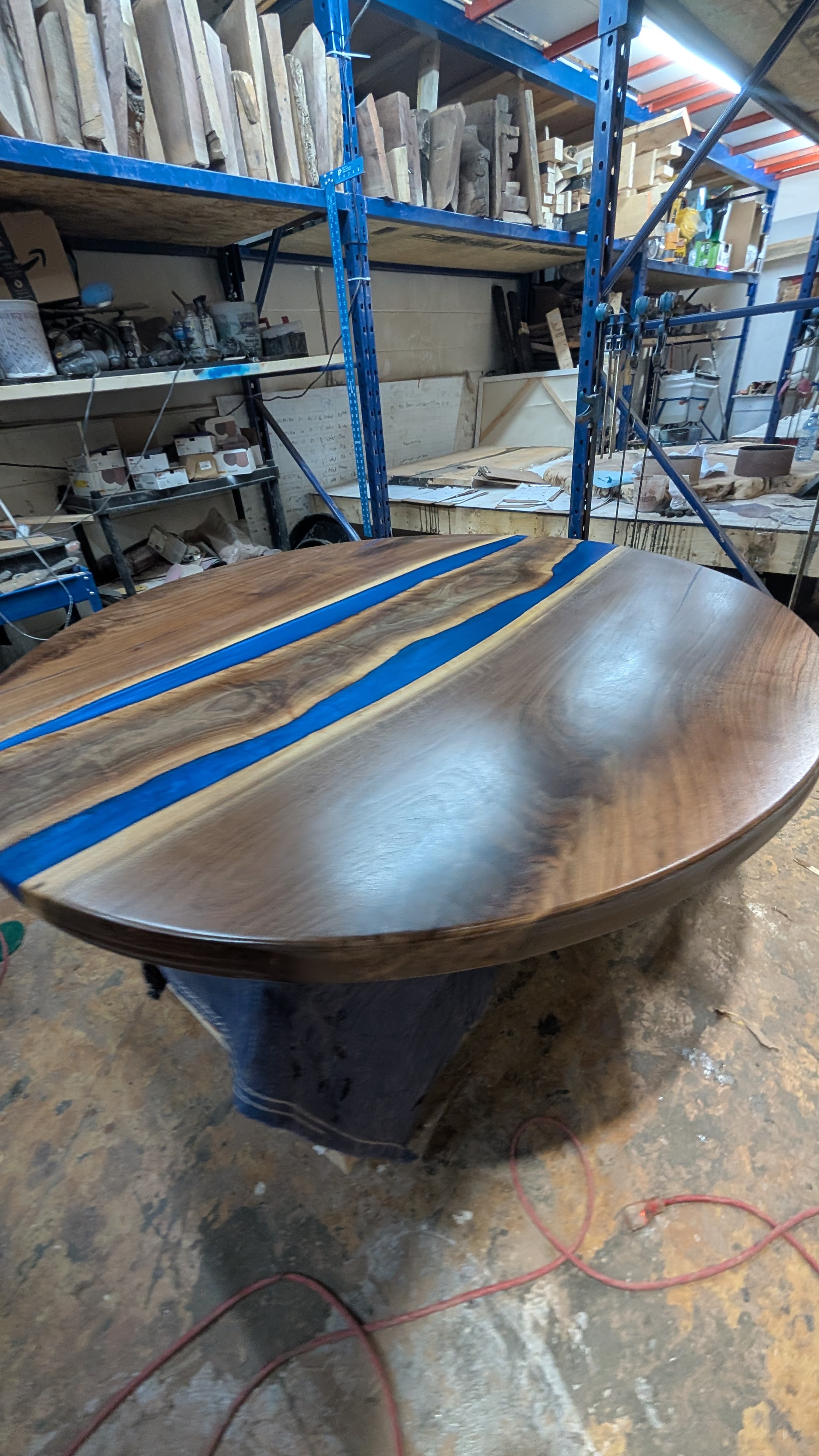 Epoxy River Dining Tables — Calgary Wood Works gallery photo 5