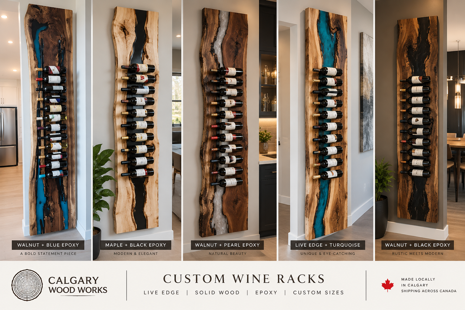 Solid Maple Wine Rack